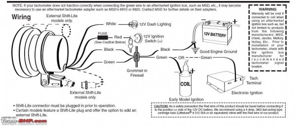 Pro Tachometer Wiring Diagram