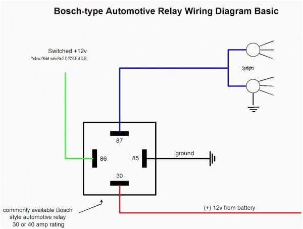 12v Auto Relay Wiring Diagram