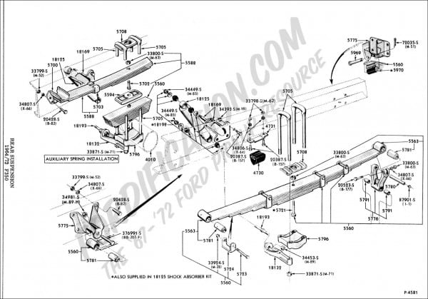 Ford F350 Rear Suspension Diagram
