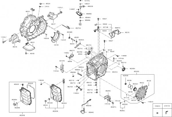 2006 Kia Sedona Engine Diagram 427003b000
