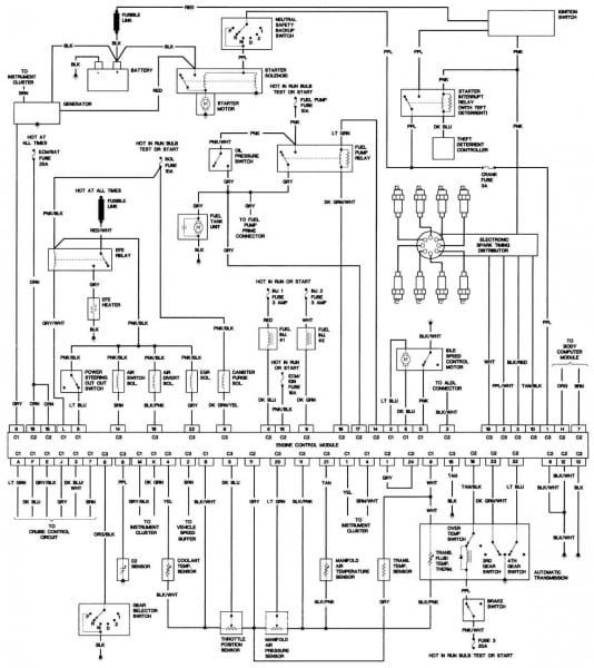 94 Cadillac Engine Parts Diagram