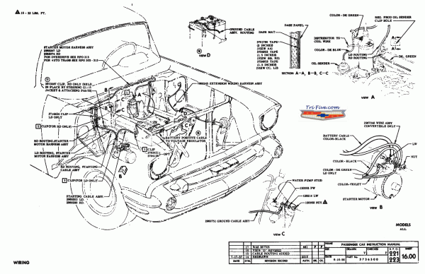 1957 Chevy Engine Wiring Harness