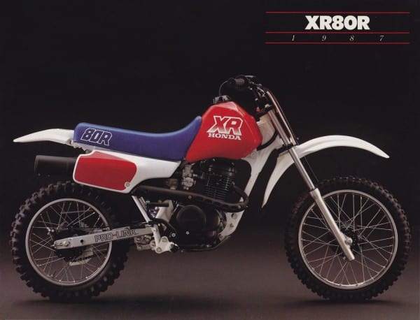 1987 Honda Xr80r Brochure Page 1