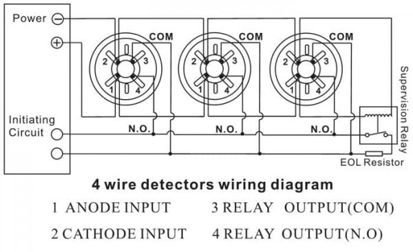 Smoke Detectors Wiring Diagrams For 4