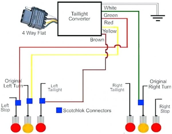 4 Pin Trailer Connector Wiring Diagram