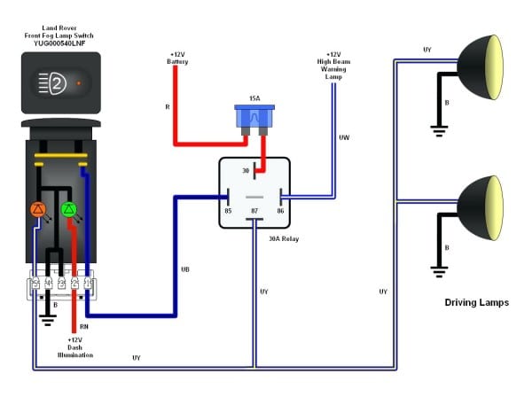 Aux Light Wiring Diagram 5 Wire Relay