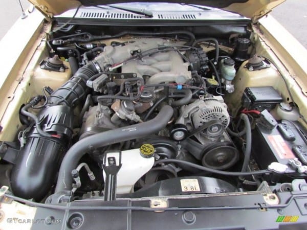 2000 Ford Mustang V6 Coupe 3 8 Liter Ohv 12