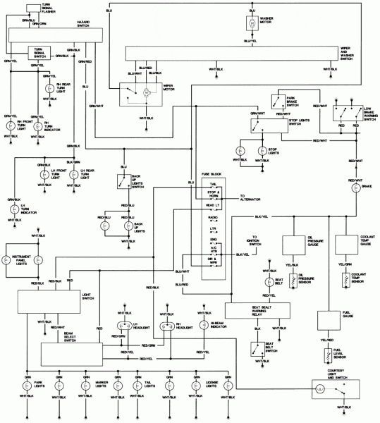 1979 Toyota Land Cruiser Wiring Diagram