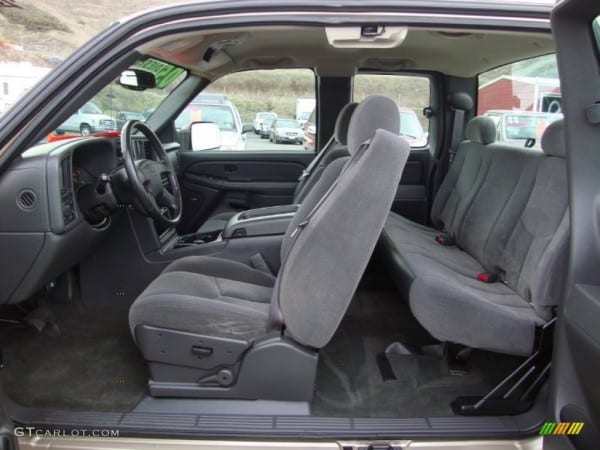 Dark Charcoal Interior 2005 Chevrolet Silverado 2500hd Ls Extended