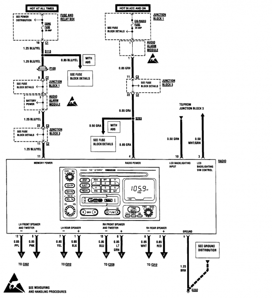1992 Geo Prizm Wiring Diagram