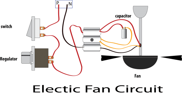 Electric Fan Regulator Circuit