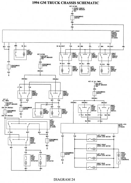 94 K1500 Transmission Wiring Diagram