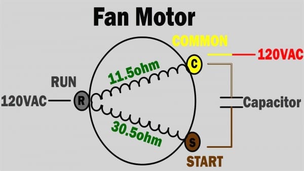 Ac Condenser Fan Motor Wiring Diagram
