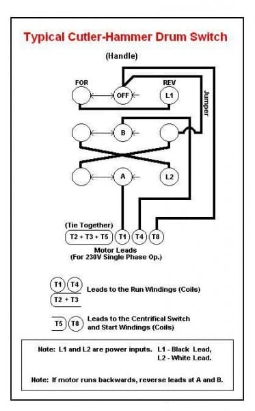 Dayton Drum Switch Wiring Diagram 120v