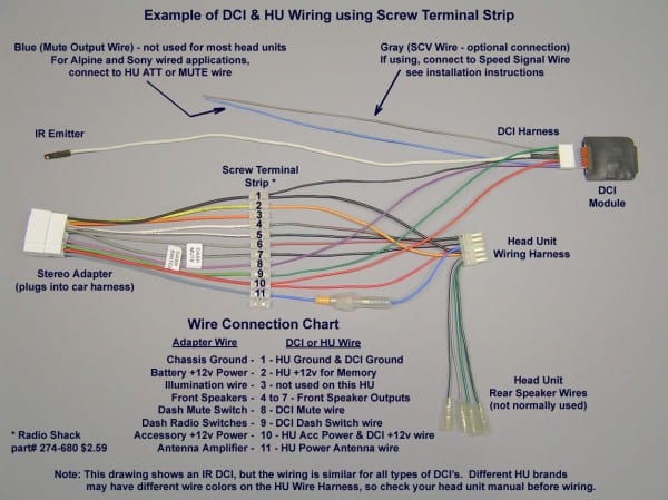Pioneer Wiring Harness Mute Wire