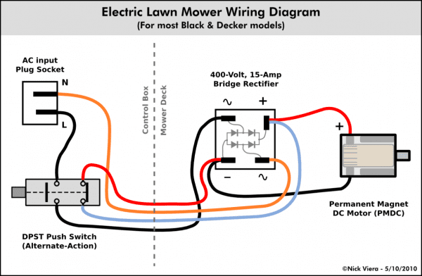 Double Pole Thermostat Wiring Diagram Toggle Switch To Mower