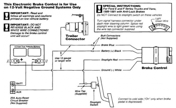 Reese Trailer Brake Controller Wiring Diagram
