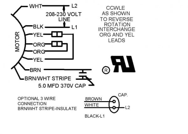 Century Ac Condenser Fan Motor Wiring Diagram