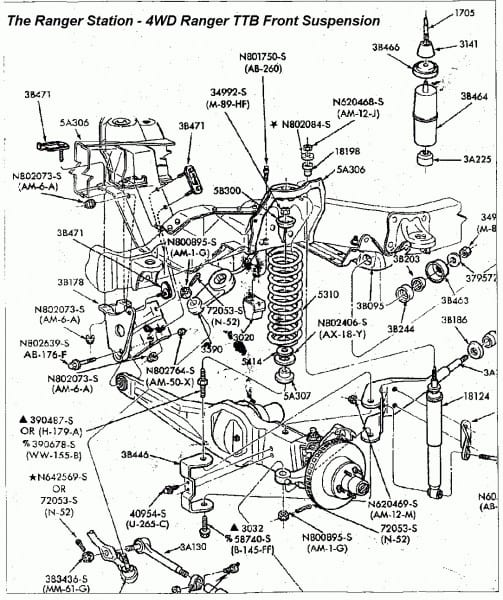 2000 Ford F250 Suspension Diagram