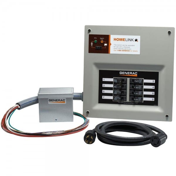Generac Upgradeable Manual Transfer Switch Kit For 8 Circuits