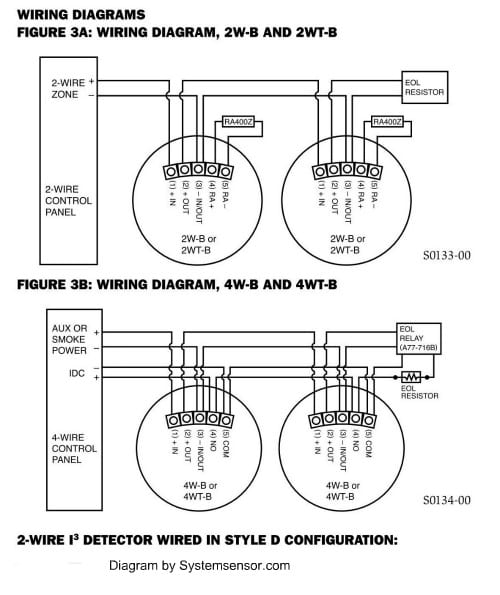 Smoke Detectors Wiring Diagrams For 4