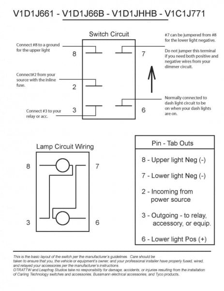 How To Wire A Rocker Switch For 40 Totron Light In Diagram And