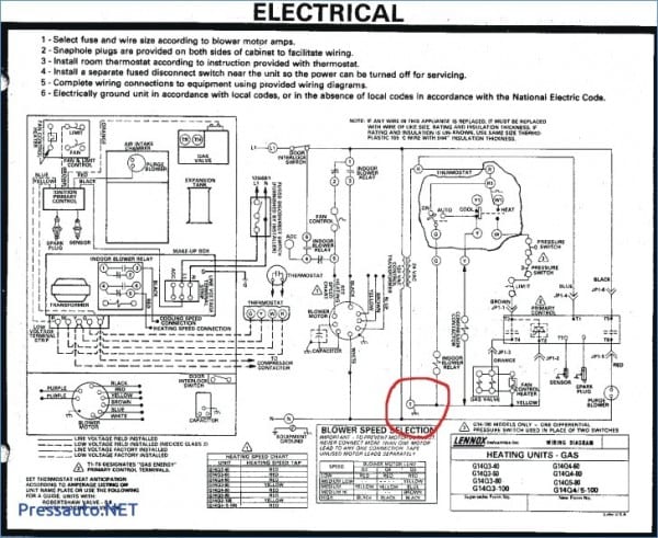 Lennox Pulse G14 Wiring Diagram