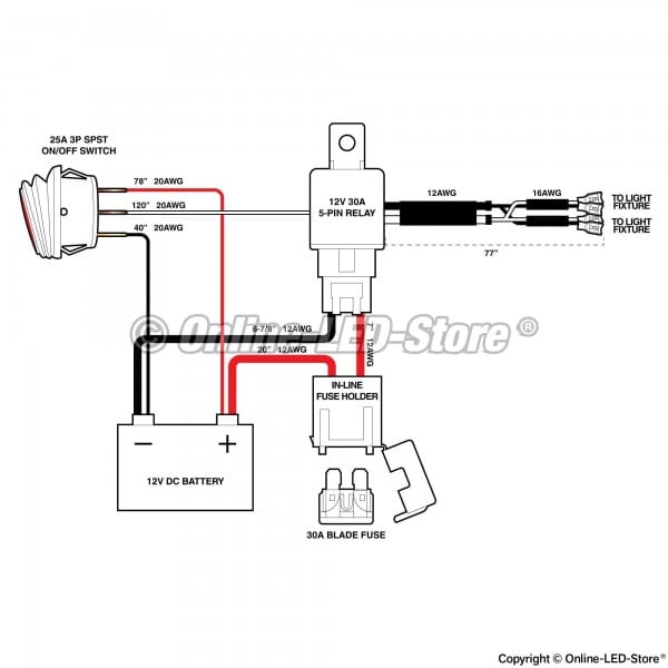 3 Pin Toggle Switch Wiring Diagram For