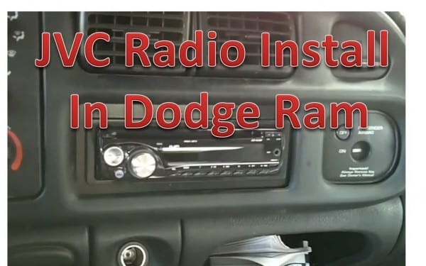 How To Install A Jvc Radio In A Dodge Ram, Part 2