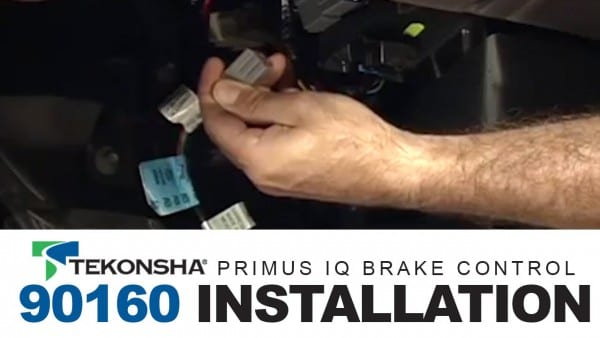 Installing The Tekonsha Primus Iq Brake Control 90160