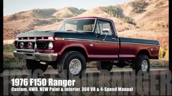 1976 Ford F150 Ranger 4wd Custom, 360 V8, 4