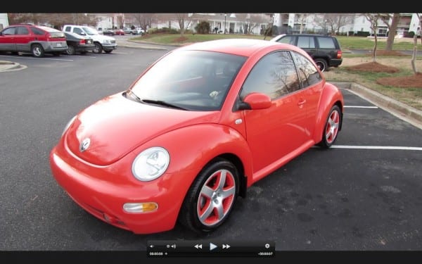 2002 Volkswagen Beetle Turbo Snap Orange Limited Edition Start Up