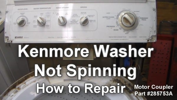 Kenmore Washer Not Spinning