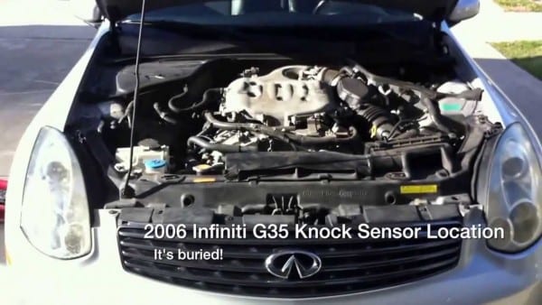 2006 Infiniti G35 Knock Sensor Location