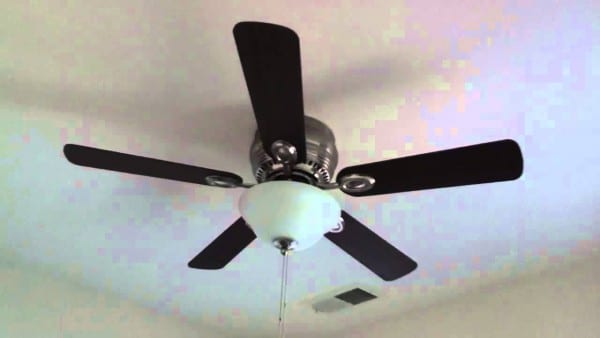 44  Harbor Breeze Mayfield Ceiling Fan With Brushed Nickel Finish