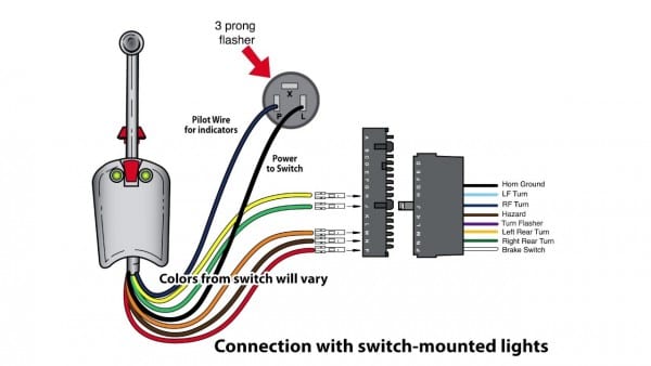 Universal Bolt On Turn Signal Switch Wiring