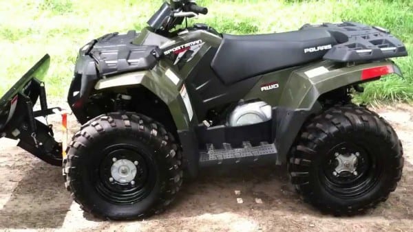 Like New 2009 Polaris Sportsman 400 With Winch And Plow