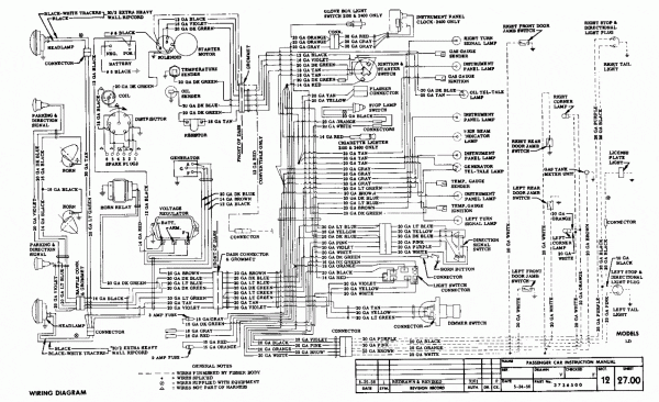 57 Chevy Dash Wiring Diagram