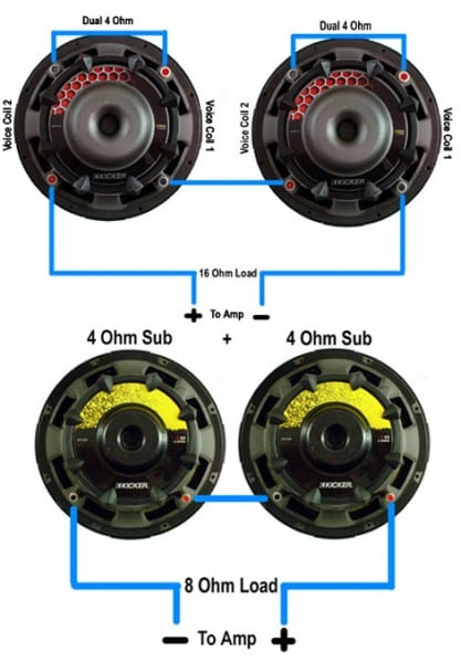 8 Ohm Subwoofer Wiring