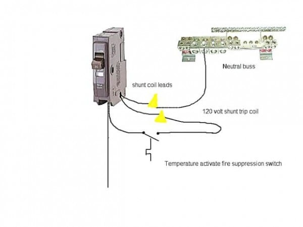 How To Install Trip Breakers For Wiring Diagram Shunt Breaker For