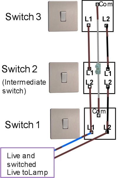 Intermediate Switch Wiring Diagram Uk