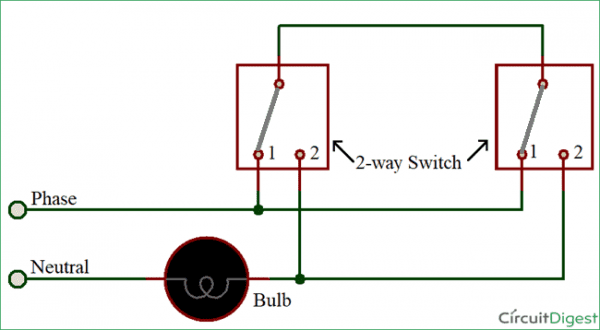 Circuit Diagram 2 Way Switch