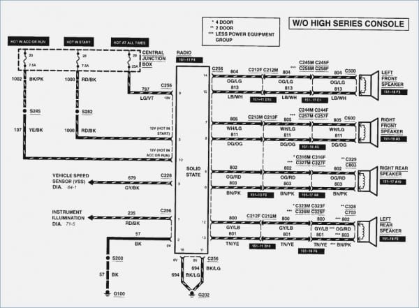 1998 Ford Explorer Electrical Diagram