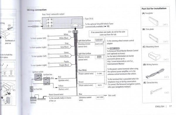 Kenwood Ddx470 Wiring Diagram