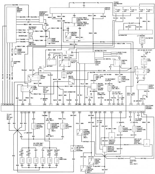 1984 Ford Mustang Fuel Pump Wiring Diagram