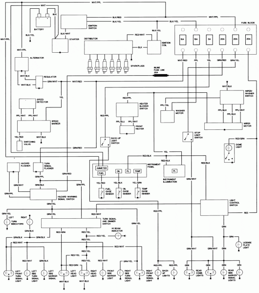 1988 Toyota Camry Wiring Diagram