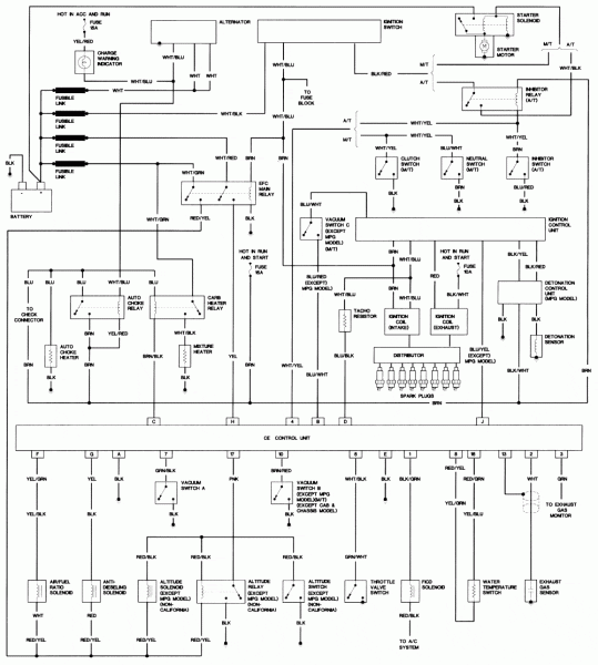 Nissan D21 Wiring Diagram