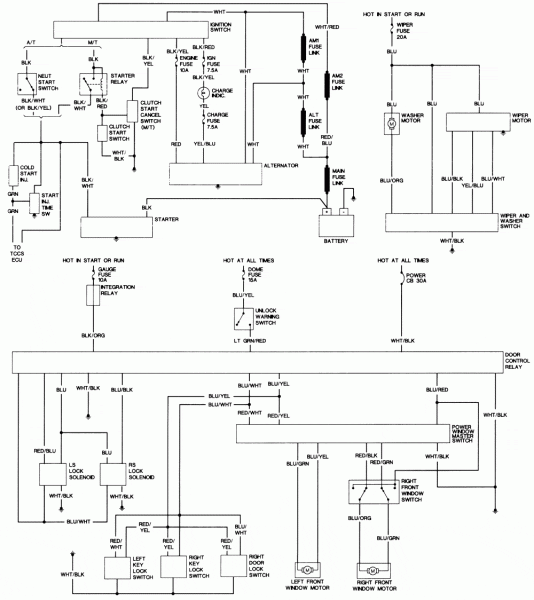 Toyota Pickup Ignition Wiring Diagram