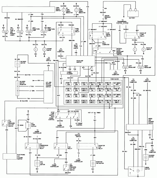 2007 Chrysler Town And Country Wiring Diagram