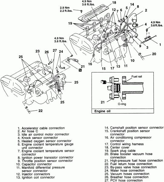 1998 Mitsubishi Eclipse Engine Diagram